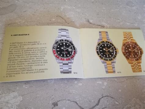 libretto rolex gmt|rolex gmt 1066.